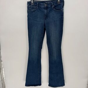Gap Baby Bootcut Jeans‎ Dark Wash Denim western Women's Size 6 Tall HighRise
